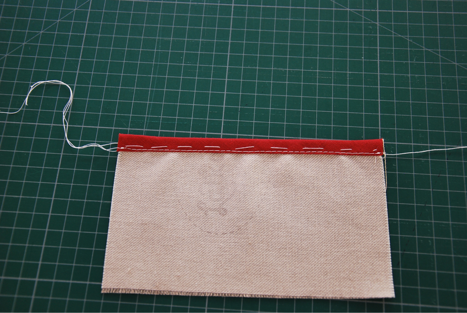 Našití šikmého proužku (4)